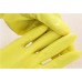 FixtureDisplays® 3 PAIR Latex Household Kitchen Cleaning Dishwashing Rubber Gloves, Cleaning Gloves, Medium, Yellow 16781-M